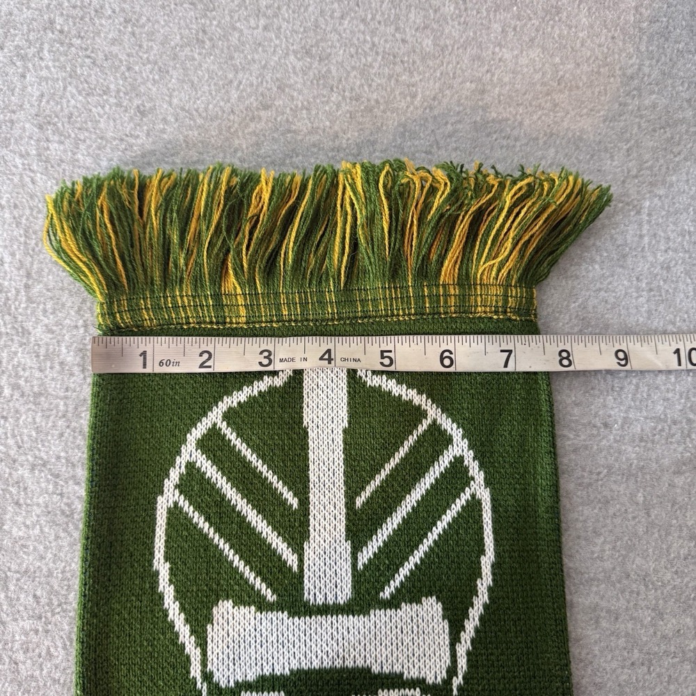 New Portland Thorns Green Yellow Scarf For The Rose City Women's Soccer - Picture 10 of 10